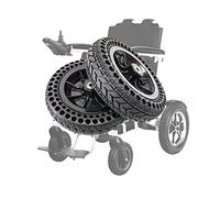 roulette pour fauteuil roulant Roulettes avant for fauteuil roulant électrique de 8 pouces, pneu solide en nid d'abeille, assemblage, roulement : 8 mm