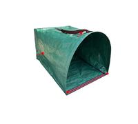 roulette pour fauteuil roulant Sac à déchets de jardin semi-circulaire de 270 L for la collecte des feuilles et de la poussière