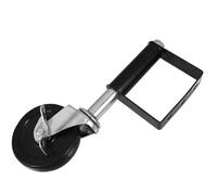 Roulette pour Portail de Clôture à Ressort Réglable 48mm Fer Caoutchouc