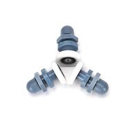 Roulette pour porte coulissante, Lot de 2 roulettes rechange for porte douche, diamètre 25 mm