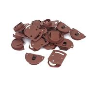 sourcingmap 10 Paires Roulette Placard Porte Coulissante Armoire Garde-robe Roue Guide Poulie Pignon d'engrenage