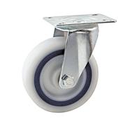 Roulette saturne grise 100 mm pivotante AVL 5948320