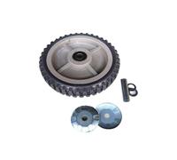 Roulette Simple antidérapante Robuste de 8 Pouces, 1 pièce, Colle Grise, Anti-enroulement, entraînement Plat, poussée