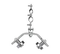 Roulette suspendue de grue, rouleau d'angle avec rangement pour outils de levage | Corde lourde avec suspension de câble métallique pour entretien mécanique
