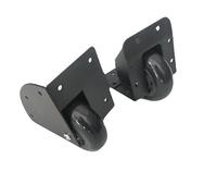 Roulette Valise,Roue Valise Accessoires for flight case, roues for valise à roulettes, roues intégrées en fer de 3 pouces, roulettes, roues noires (Color : Black, Size : 3 inch built in wheel)