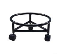 Roulette verrouillable pour plantes de jardin et balcon (33 cm) | Roulettes verrouillables à 360°, cadre en fer robuste, positionnement stable, mobilité facile, utilisation en intérieur et en