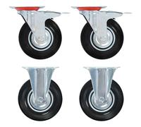 Roulettes 4 pcs 125 mm