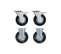 Roulettes 4 pcs 125 mm