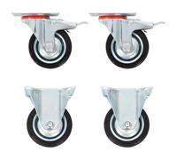 Roulettes 4 pcs 75 mm