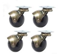 Roulettes à Bille 1.5" pour Meubles 4pcs Dorées