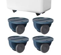 Roulettes adhésives | Roulettes de boîte | Mini roues roulantes, petites roues pour projets, 4 poulies collantes, roulettes de poulie de meubles pour carton mobile
