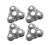 Roulettes autocollantes, 4 Pack Self Adhesive Caster Wheels 200kg Load(4 Transparent Nylon)