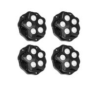Roulettes autocollantes, Self Adhesive Caster Wheels 4 Pcs Mute Ball 5 Beads(Black-nylon ball)