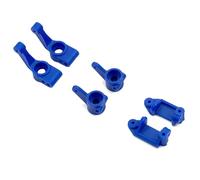 roulettes Avant en Nylon et Supports d'essieu arrière 1/10 for Trax-XAS for Slash 2WD/VXL for Rustler for Stampede Direction Durable(Blau)