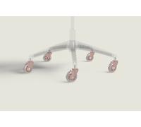 Roulettes de chaise premium - Rose poudré