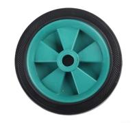 Roulettes de compresseur d'air, rouleau de rechange en plastique robuste, roue silencieuse antichoc avec vis pour pompes à air, 120 mm (1 pièce)