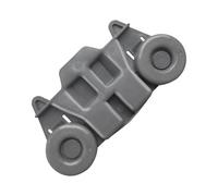 Roulettes de lave-vaisselle - Assemblage de rouleau encliquetable, axe en plastique renforcé | Remplacement facile du rail Glida avec arbre lourd, roue de montage universelle pour une utilisation