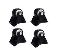 Roulettes De Meubles À Mouvement Silencieux Capacité 50kg Résistantes À Glissière Silencieuse Roue En PU Pour Usage Commercial Galvanisées Résistantes