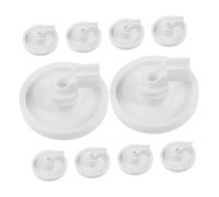 Roulettes de Panier Inférieur pour Lave- Blanc, Lot de 10
