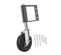 Roulettes de portail robustes et portables, avec mécanisme à ressort, accessoire pour un changement de direction facile sur diverses surfaces, roue de portail en bois