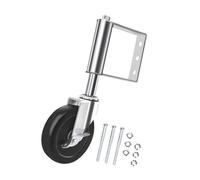 Roulettes de portail robustes et portables, avec mécanisme à ressort, accessoire pour un changement de direction facile sur diverses surfaces, roue de portail en bois