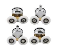 Roulettes de porte de douche camping-car Quincaillerie de Remplacement pour | Roues de Rechange de la Porte de Douche pour Salle de Bain Maison Intérieur Dortoir et Appa