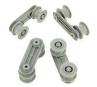 Roulettes de rail par 4 50282756001 pour Lave-vaisselle Arthur martin