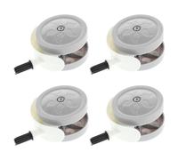 Roulettes de Rechange pour Trotteur Bébé, Lot de 4, Pp | 3, 81 X 2, 75 Pouces, Pivotantes à 360°, Fixation Directe, Usage Maison et Chambre