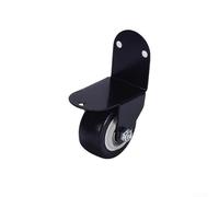 Roulettes de support de type L avec vis, roulettes pivotantes silencieuses en PVC, capacité de charge de 120 kg, rouleaux de protection du sol pour berceaux de bébé, supports de fleurs (5,1 cm)