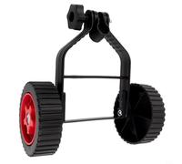 Roulettes de support réglables pour débroussailleuse, ensemble de roulettes ergonomiques pour arbre droit pour et pour Wacker, fixation derrière avec guide de hauteur à 3 positions