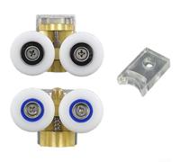 Roulettes Douche Laiton Massif 26mm Inf Roulettes Douche Laiton(26mm) | Laiton massif , résistant humidité, , performance long terme