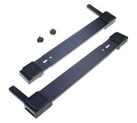 Roulettes en métal rouille à hauteur réglable, avec des dimensions de 50 × 81 cm, adaptées à diverses bases d'appareils ménagers, peuvent être déplacées à tout moment, et la couleur est blanche contre