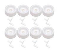Roulettes et essieux for lave-vaisselle WD12X271 (lot de 8) compatibles avec Hotpoint et Kenmore AP2039084 AH259136 EA259136 for panier inférieur