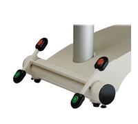 Roulettes et supports roulettes escamotables Carina - Roulettes escamotables 512