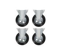Roulettes fixes 4 pcs 160 mm