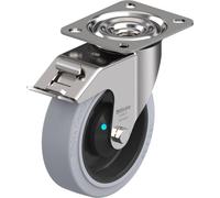 Roulettes fixes pour charges lourdes Modèle (général) Roulette Stop Fix 125 mm Blickle LEX-POEV 125KAD-FI-SG (LEX-POEV