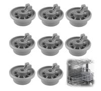Roulettes Lave-Vaisselle Compatible avec Bosch, Lot de 8 Roulette Lave Vaisselle, Roulettes et Roues de Rechange Universelles Compatibles avec Bosch Siemens Neff Beko