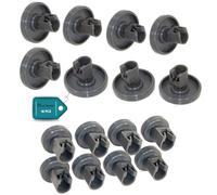 Roulettes Lave Vaisselle Electrolux Panier Supérieur Inférieur Kit 16
