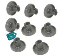 Roulettes Lave Vaisselle Panier Inférieur Kit 8 | Plastique résistant chaleur et humidité, Compatible Privileg, Faure, AEG, Electrolux, Zanussi, Installation sans outils