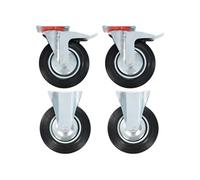 vidaXL Roulettes 4 pcs 200 mm