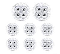 Roulettes Meubles 8pcs 48mm ABS Acier 360° Silencieuses