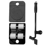 Roulettes mobiles pour meubles - Élévateur à rouleaux pour meubles avec roues - Grand curseur d'armoire | pour réfrigérateur, appareils ménagers, lit, canapé, buanderie