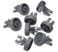 ROULETTES PANIER INFERIEUR Jeu de 8 LAVE VAISSELLE WHIRLPOOL 481252888069