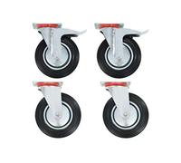vidaXL Roulettes pivotantes 200 mm – 4 pièces