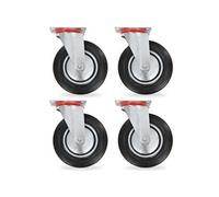 Roulettes pivotantes 4 pcs 200 mm