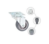 4x Roulettes Pivotantes 50 mm Chariot Roulant Etagère à Livre Meuble vidaXL