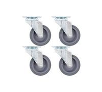Roulettes pivotantes 4 pcs 75 mm