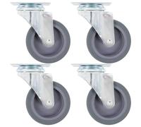 Roulettes pivotantes 4 pcs 75 mm