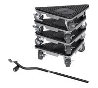 Roulettes pivotantes à 360 ° pour lit plat avec palan en acier au carbone, parfait pour le déménagement de meubles, le levage de charges lourdes et design stable