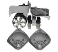 Roulettes pivotantes de rechange pour valise avec fonction pivotante en plastique ABS pour une utilisation durable (A)